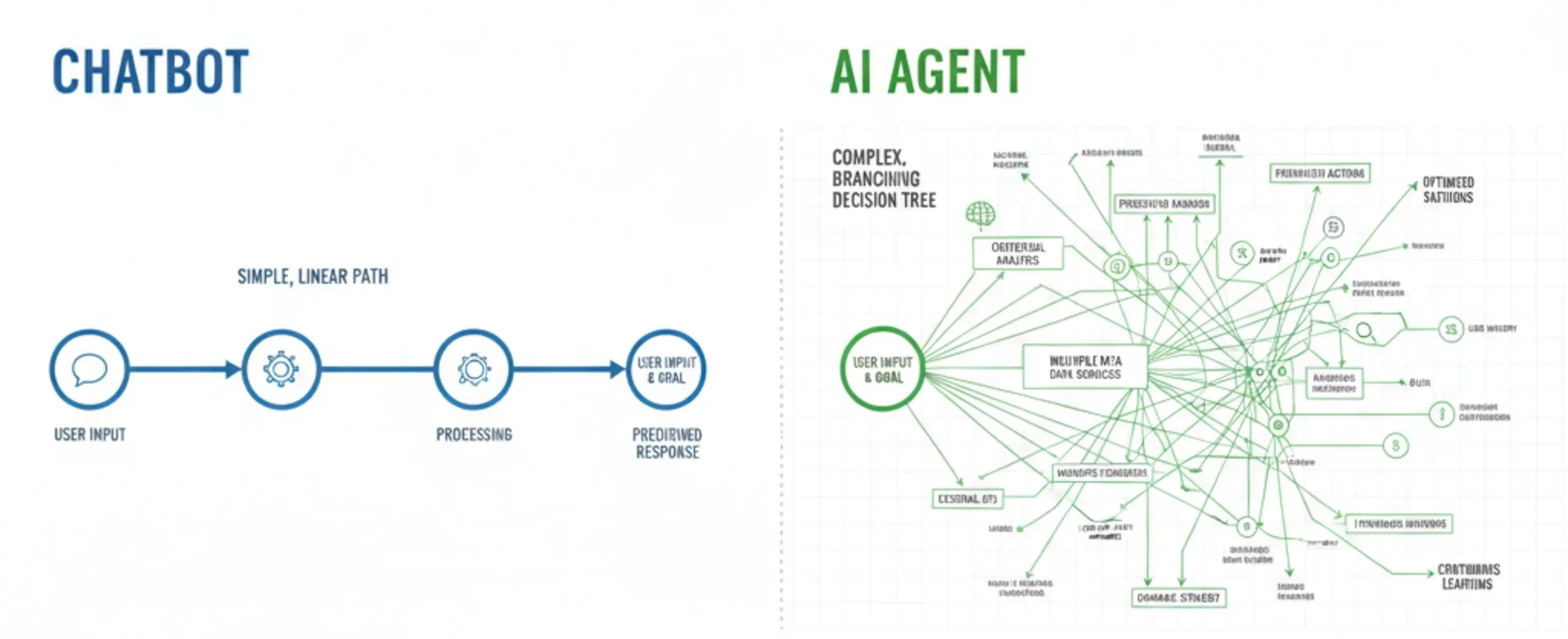 Chatbot vs AI Agent