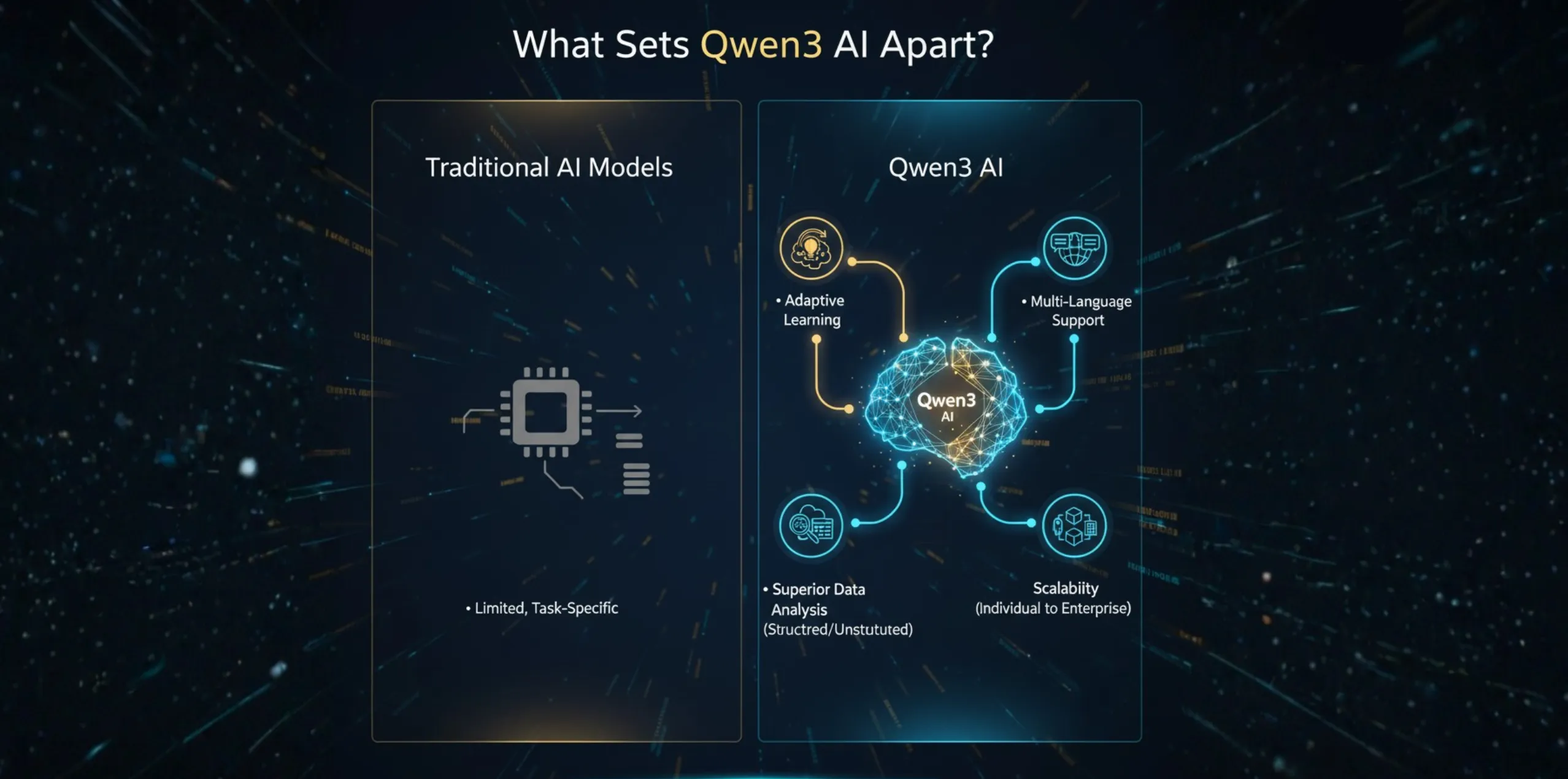 Qwen3 AI vs. Traditional AI